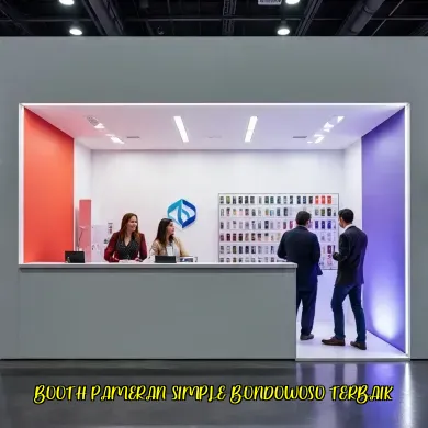 booth pameran simple bondowoso terbaik